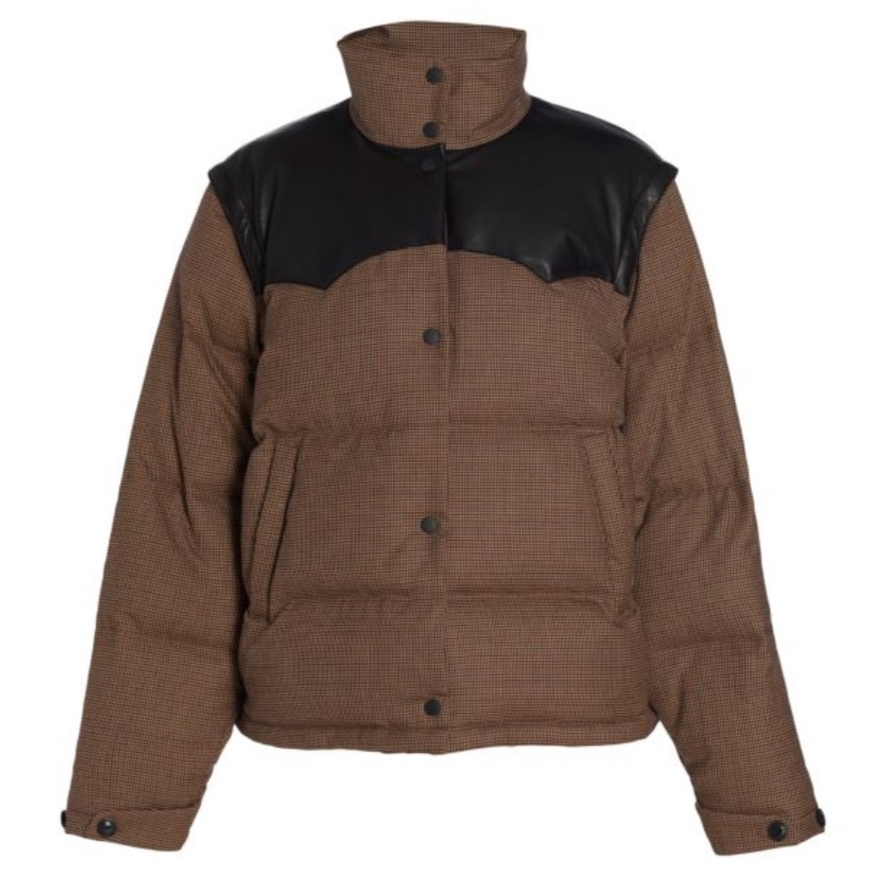 RAG & BONE Cal Plaid Puffer Jacket Size XL New